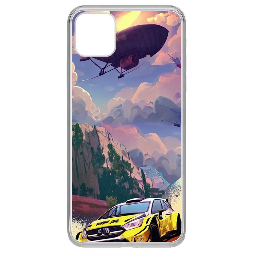 

Чехол-накладка Krutoff Clear Case Гонка для iPhone 11 Pro Max, Прозрачный