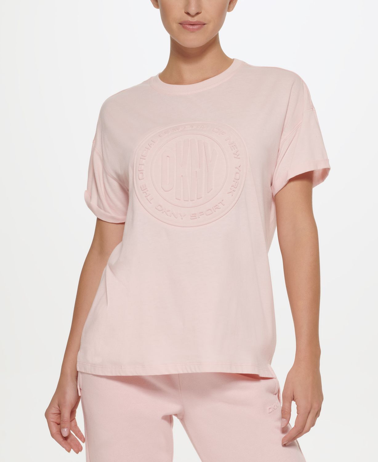 

Футболка женская DKNY DP1T8430 розовая L, DP1T8430