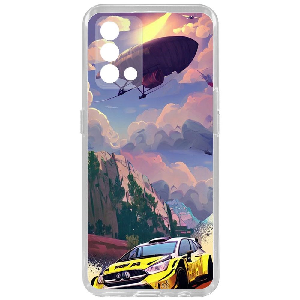 

Чехол-накладка Krutoff Clear Case Гонка для Oppo A74, Прозрачный