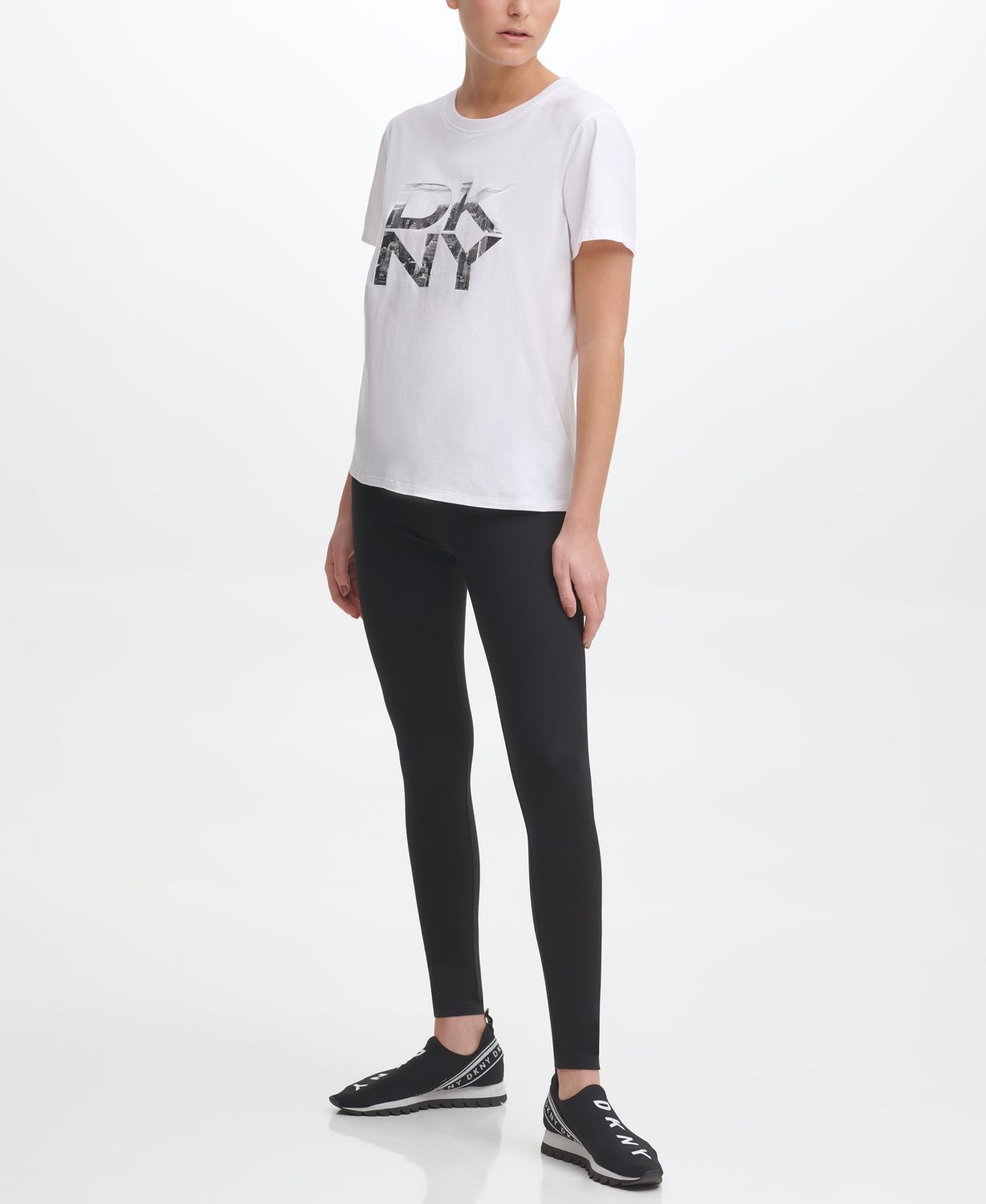 

Футболка женская DKNY DP1T8009 белая L, DP1T8009