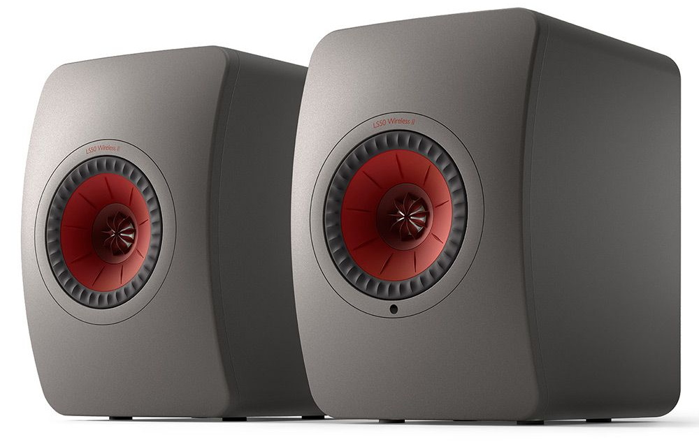 фото Активные колонки hi-fi kef ls50 wireless ii titanium grey