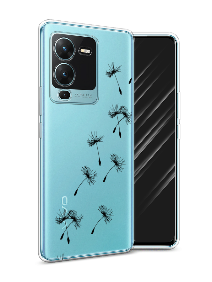 

Силиконовый чехол Awog "Летящие одуванчики" для Vivo V25 Pro 5G, Прозрачный, 267450-8
