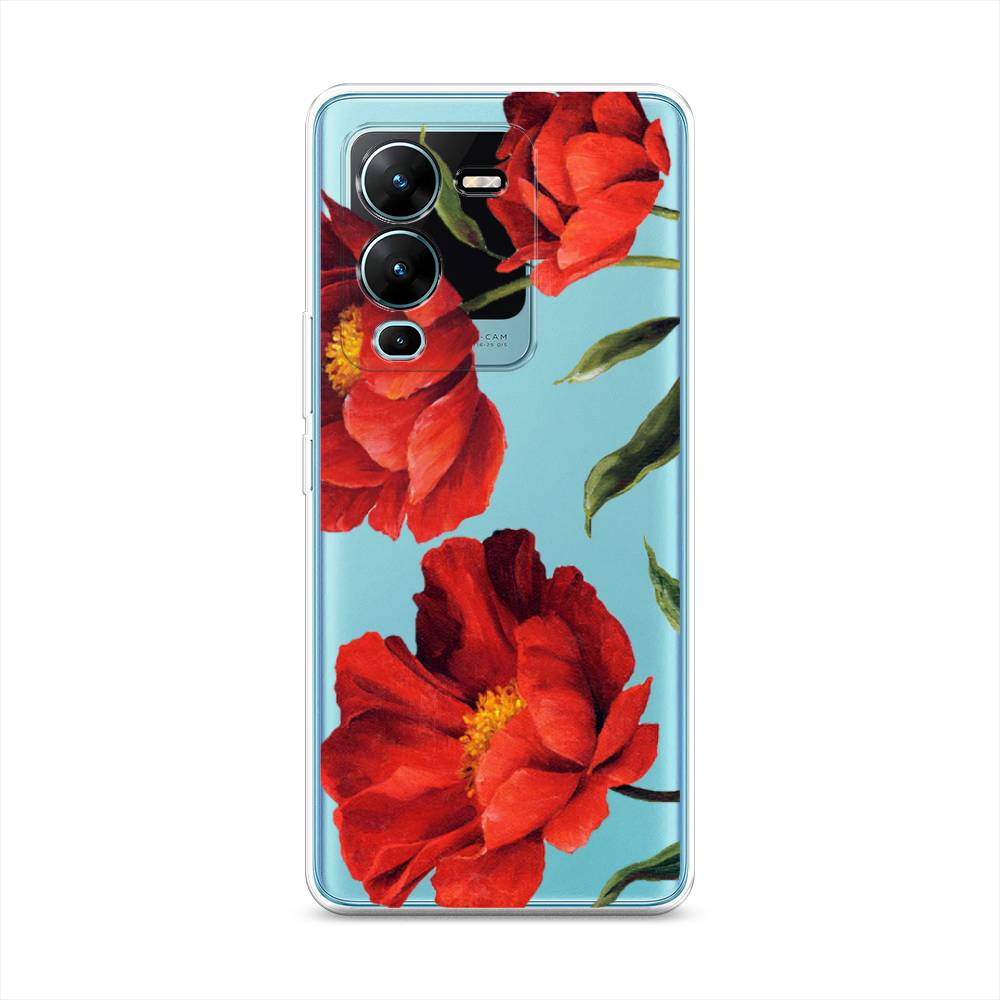 

Чехол Awog на Vivo V25 Pro 5G "Красные маки", 267450-8