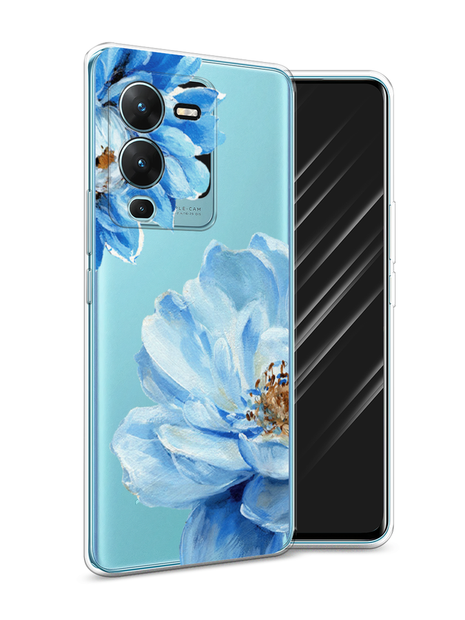 

Силиконовый чехол Awog "Голубые клематисы" для Vivo V25 Pro 5G, Разноцветный, 267450-8