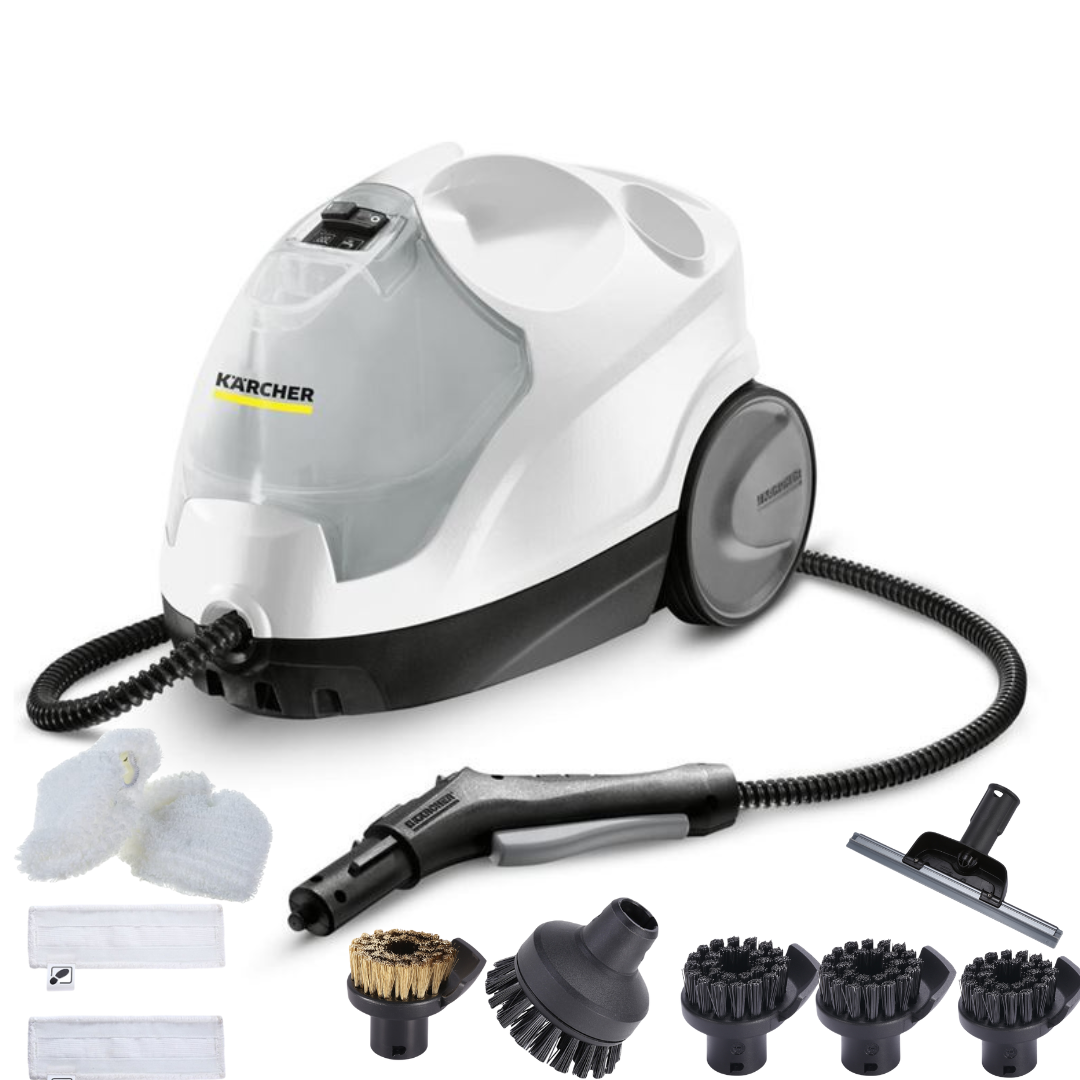

Пароочиститель Karcher SC 4 EasyFix белый, SC 4 EasyFix+10 насадок IVAHAVI