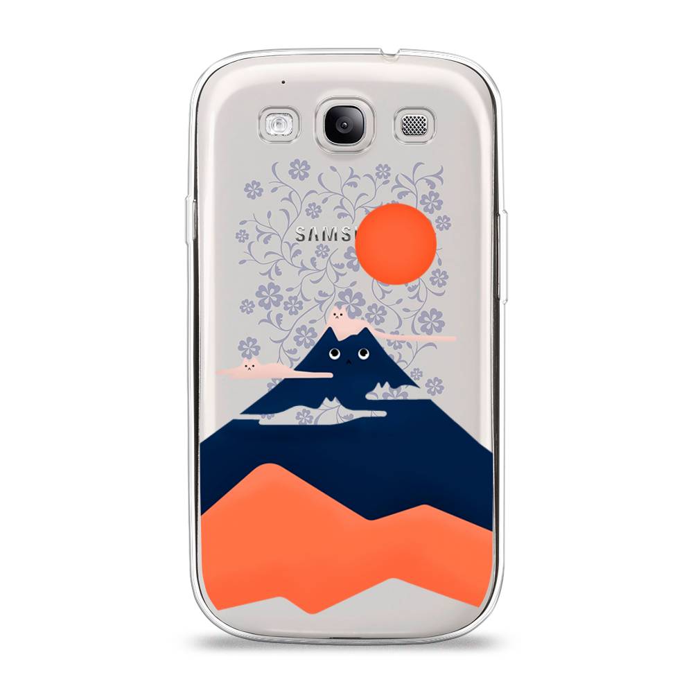 

Чехол на Samsung Galaxy S3 "Кот-гора", Черный;оранжевый, 23750-4