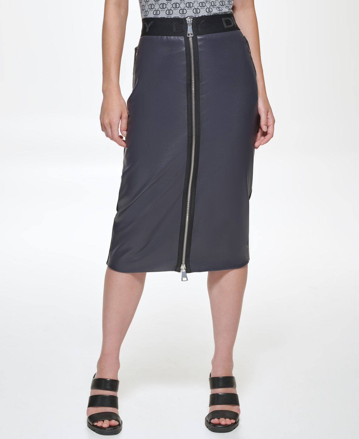

Юбка женская DKNY P1LN7L77 синяя L, P1LN7L77