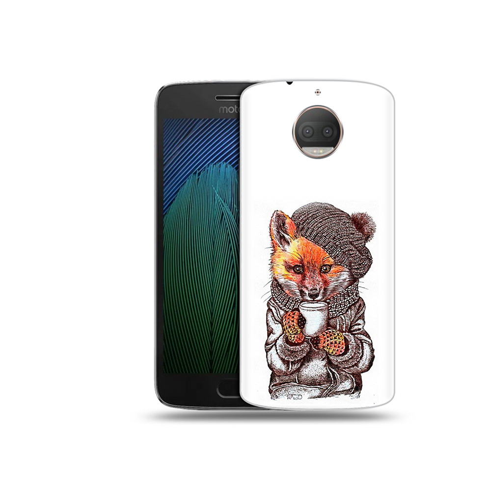 

Чехол MyPads Tocco для Motorola Moto G5S Plus лиса в шапке (PT75337.377.437), Tocco