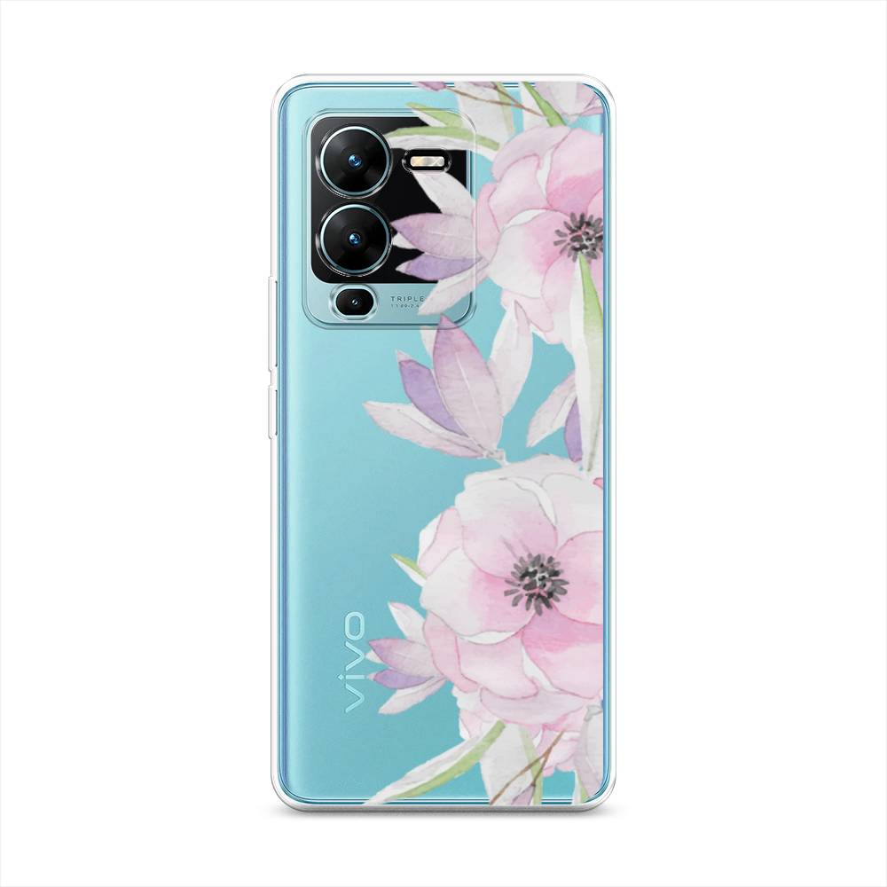 

Чехол Awog на Vivo V25 Pro 5G "Нежные анемоны", 267450-8