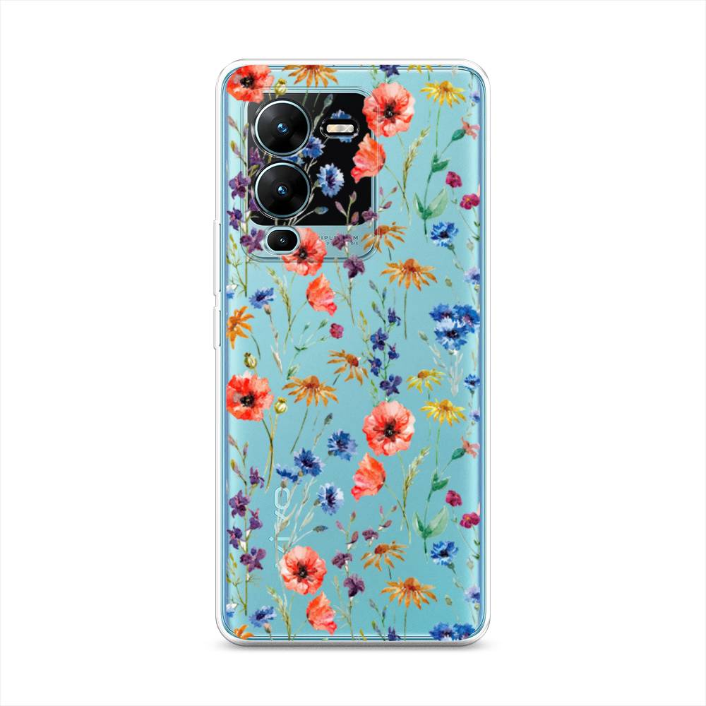 

Чехол Awog "Маки и васильки фон" для Vivo V25 Pro 5G, 267450-8