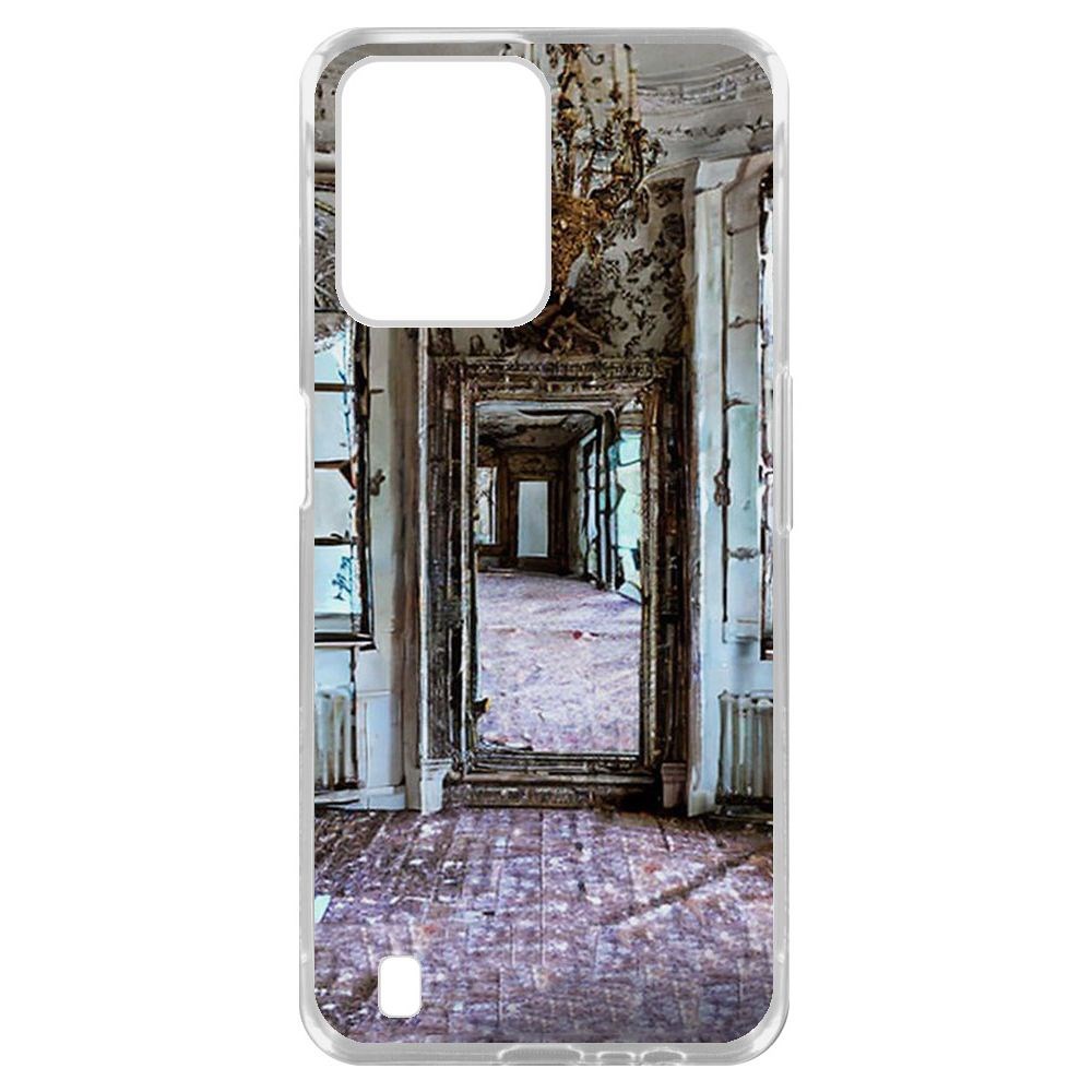 

Чехол-накладка Krutoff Clear Case Заброшенный особняк для Realme C31, Прозрачный