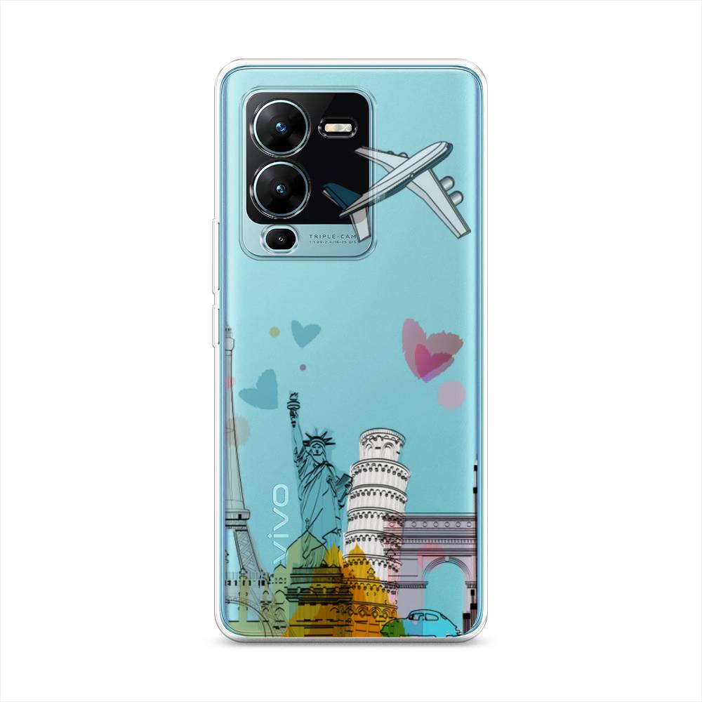 

Чехол Awog на Vivo V25 Pro 5G "Самолет путешествий", 267450-10
