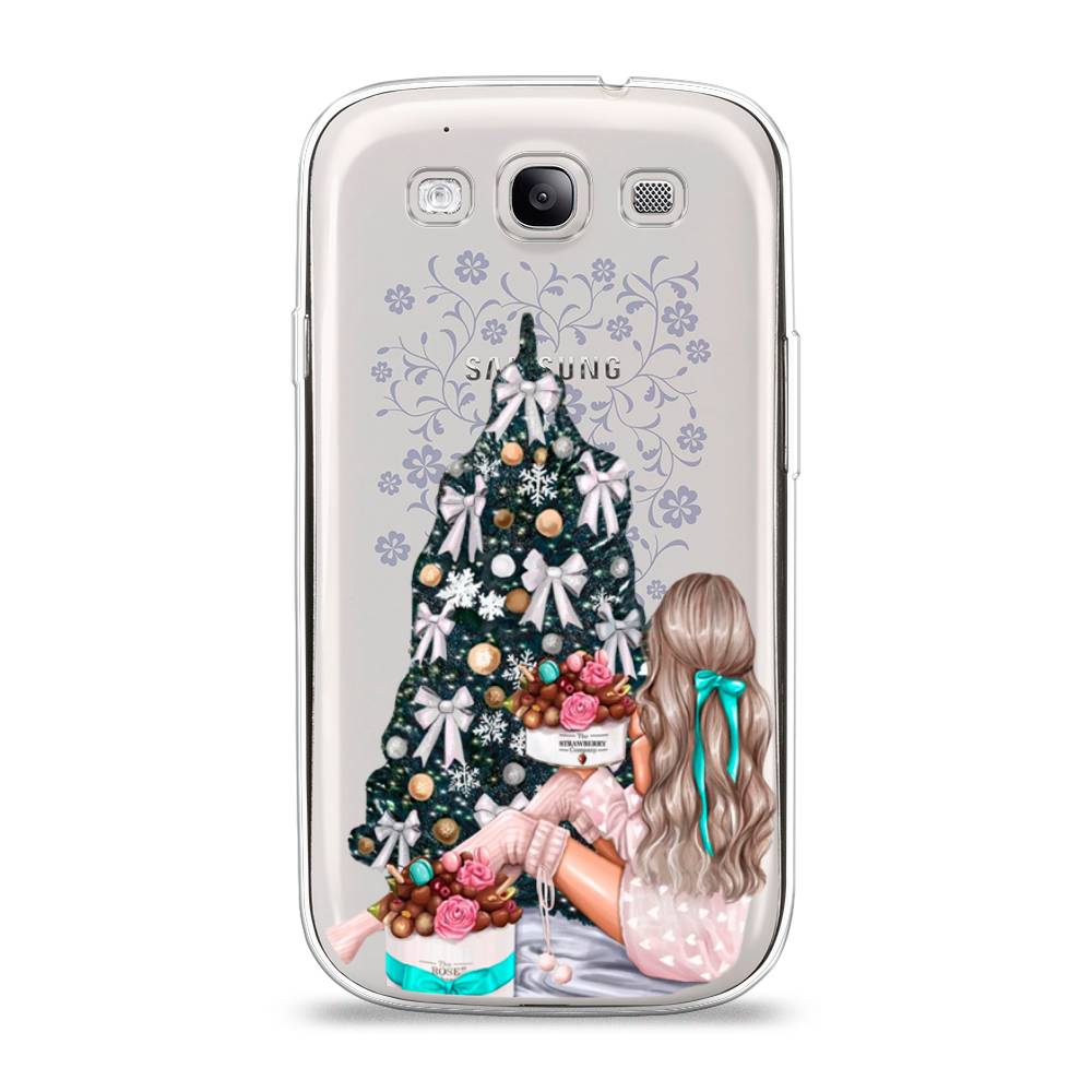 

Чехол на Samsung Galaxy S3 "New Year", Зеленый;бежевый;голубой, 23750-5