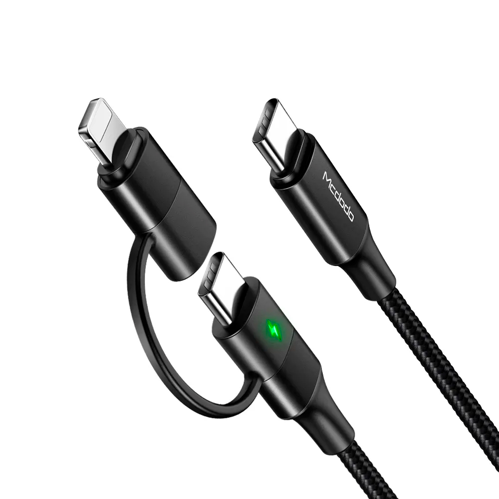 фото Кабель lightning - usb type-c mcdodo 1.2 м черный