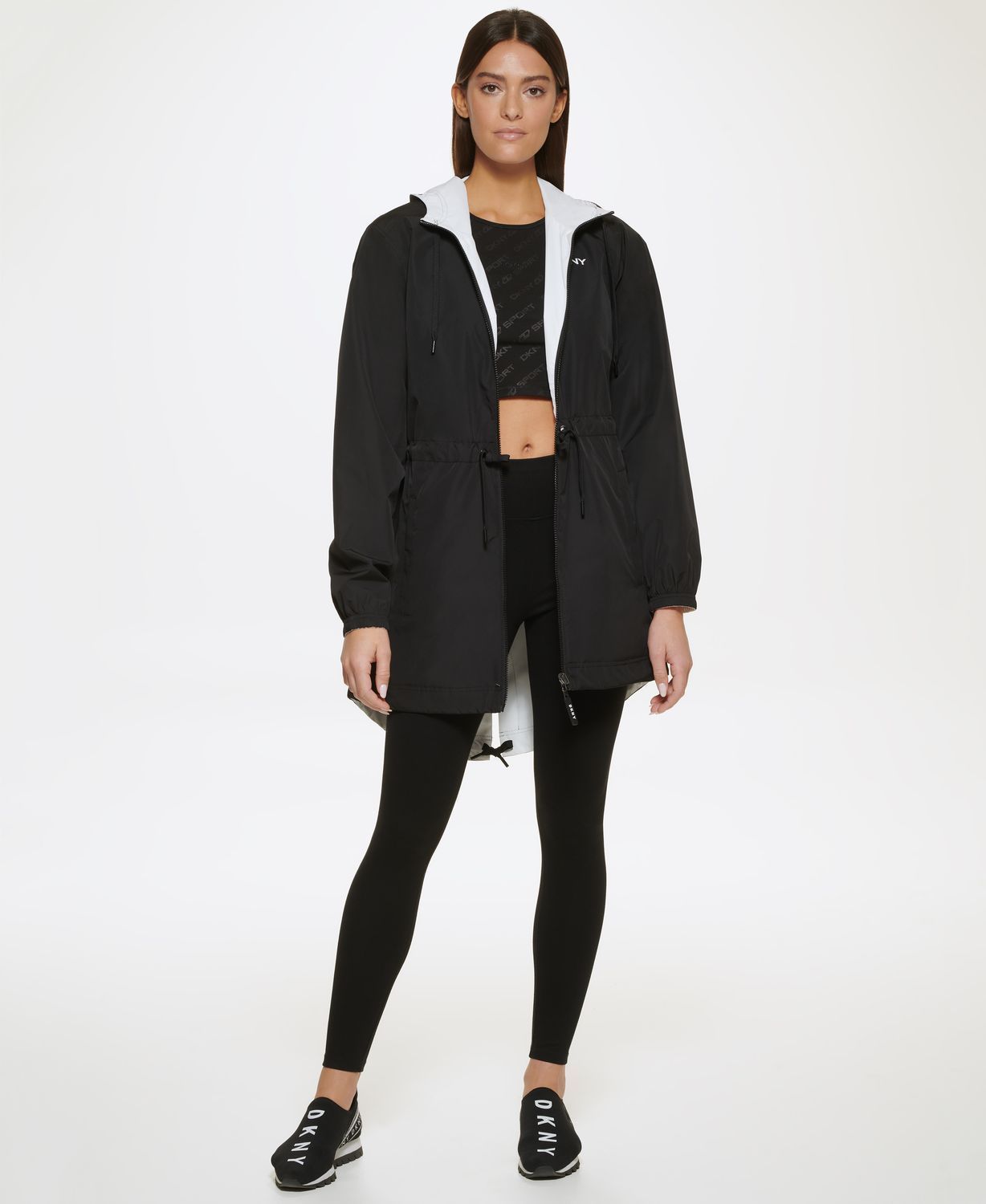 

Ветровка женская DKNY DP1J9001 черная L, DP1J9001