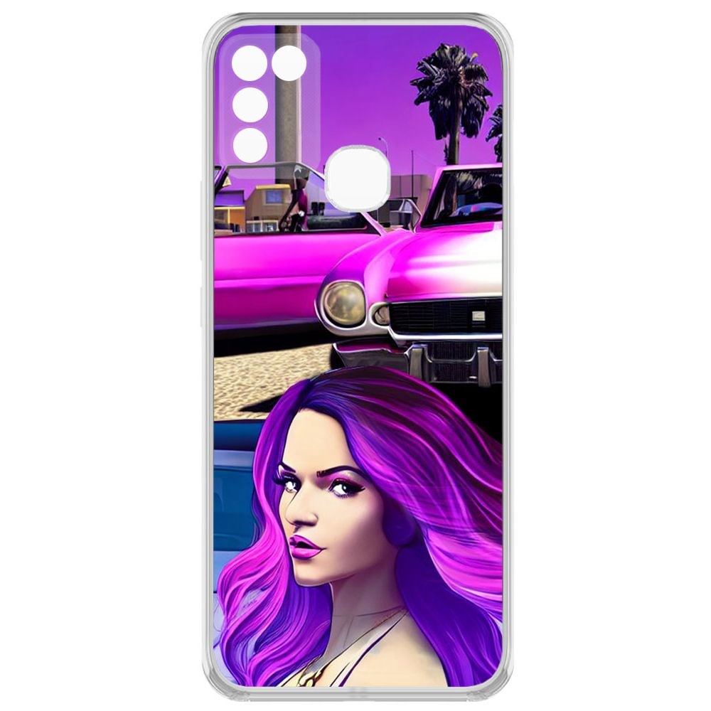 

Чехол-накладка Krutoff Clear Case Жизнь в розовом для INFINIX Hot 11 Play, Прозрачный