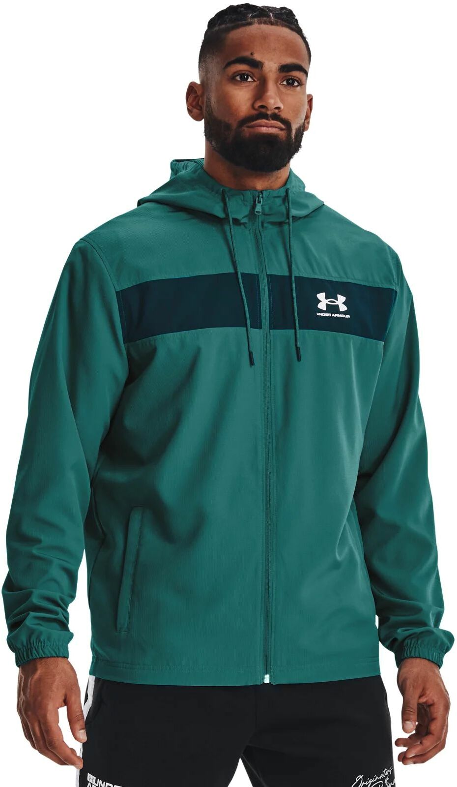 

Ветровка мужская Under Armour Sportstyle Windbreaker зеленая 50-52, Sportstyle Windbreaker