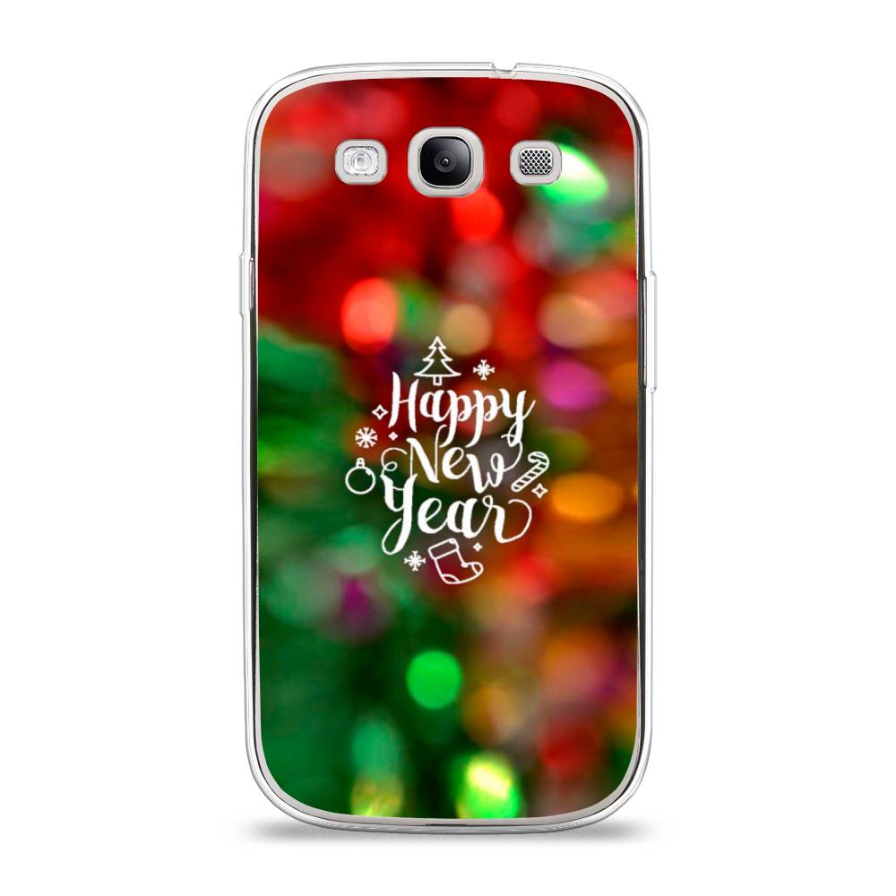 

Чехол на Samsung Galaxy S3 "Новый Год на елке", Зеленый;красный;желтый, 23750-5