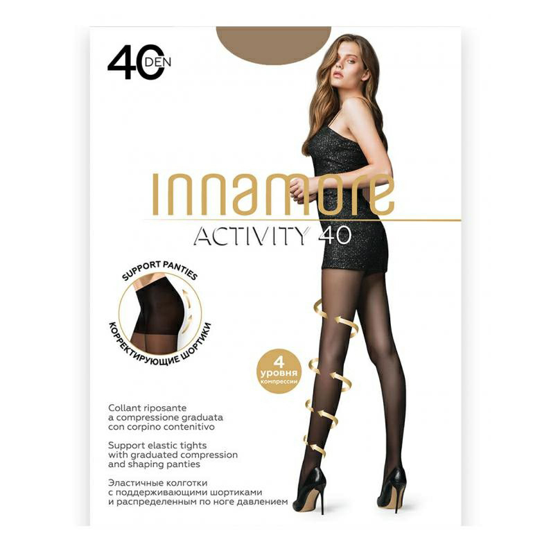 

Колготки женские Innamore бежевые 4, Бежевый