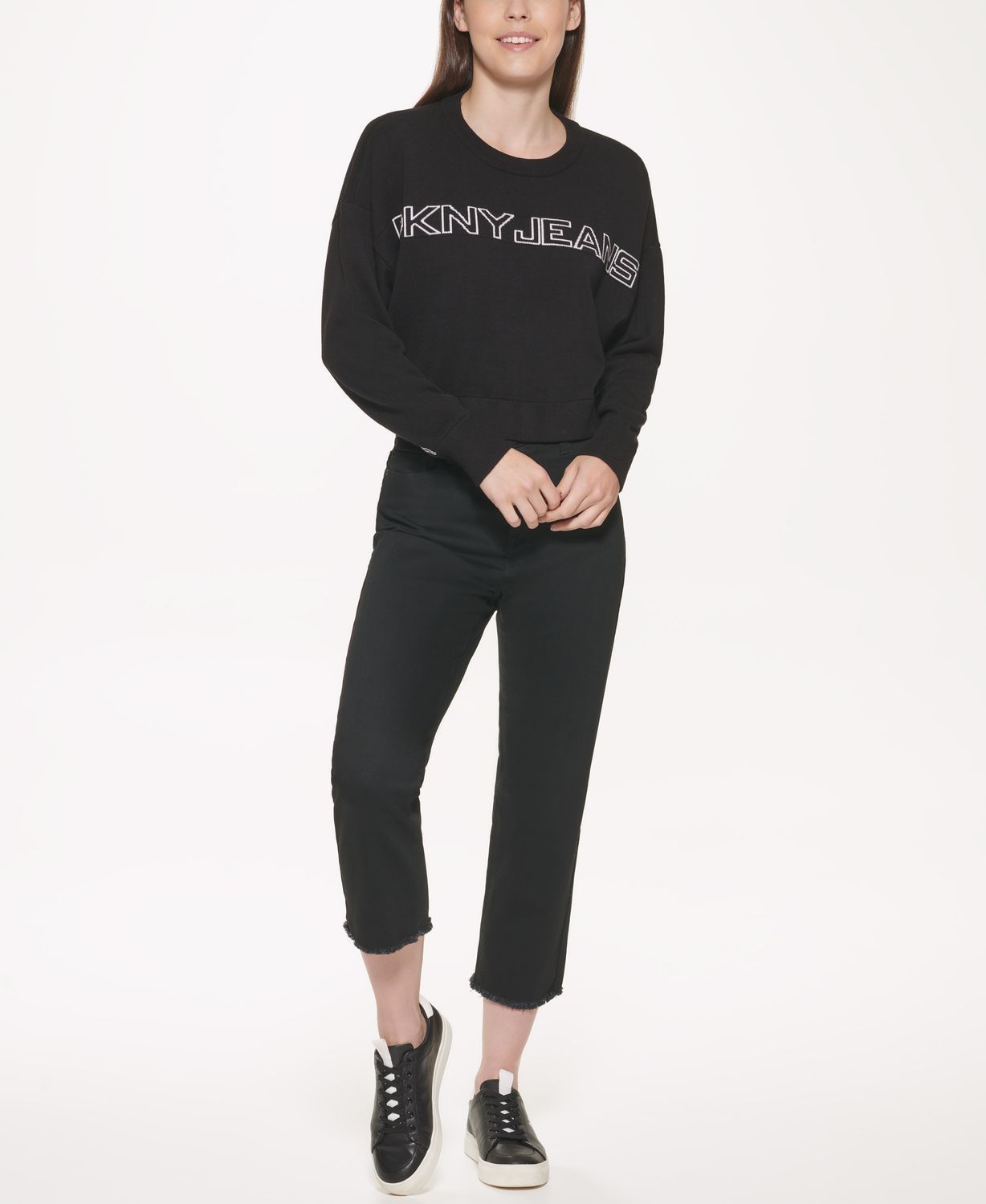 

Свитшот женский DKNY E14SAKA0 черный XS, E14SAKA0