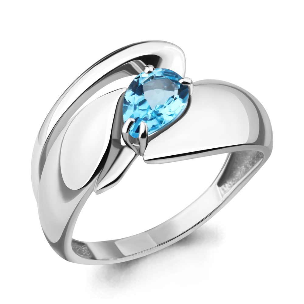 

Кольцо из серебра с топазом Aquamarine Aquamarine 6590205_925_р р. 16,5, 6590205_925_р