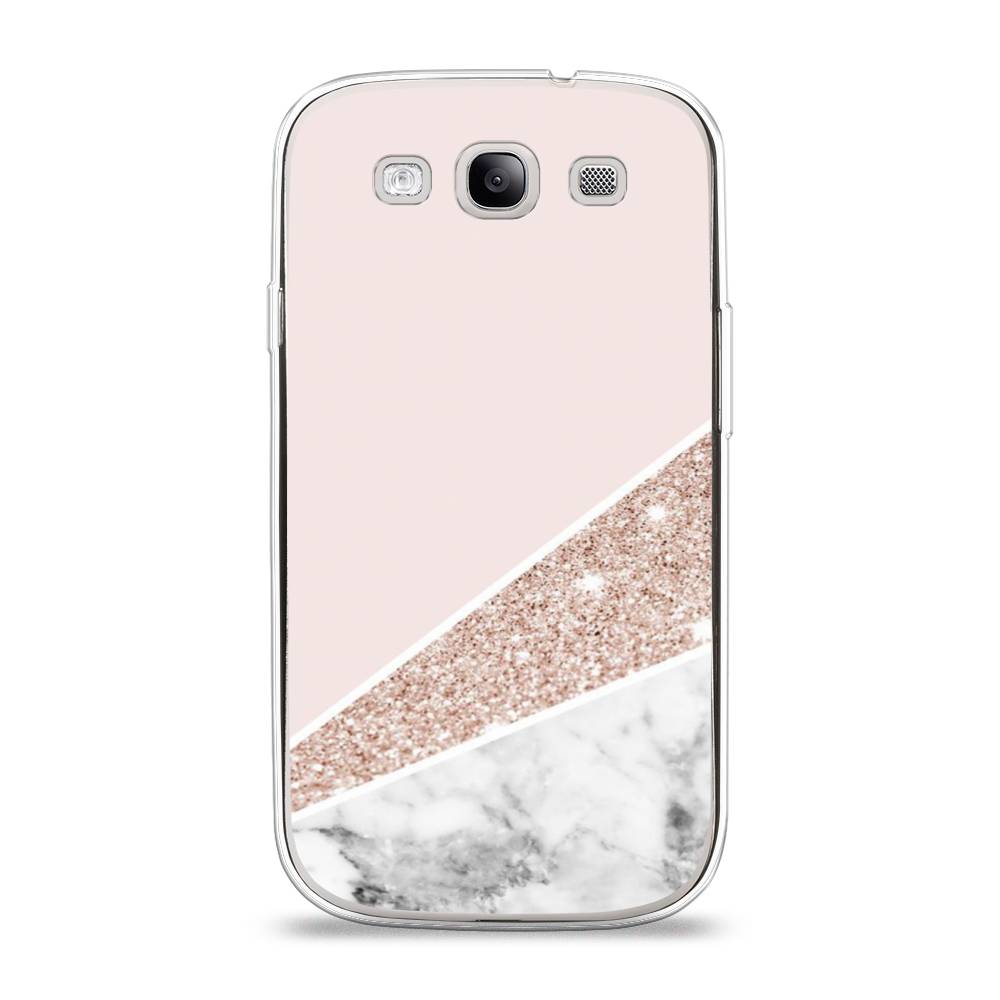 

Чехол на Samsung Galaxy S3 "Блестящий розовый мрамор", 23750-3
