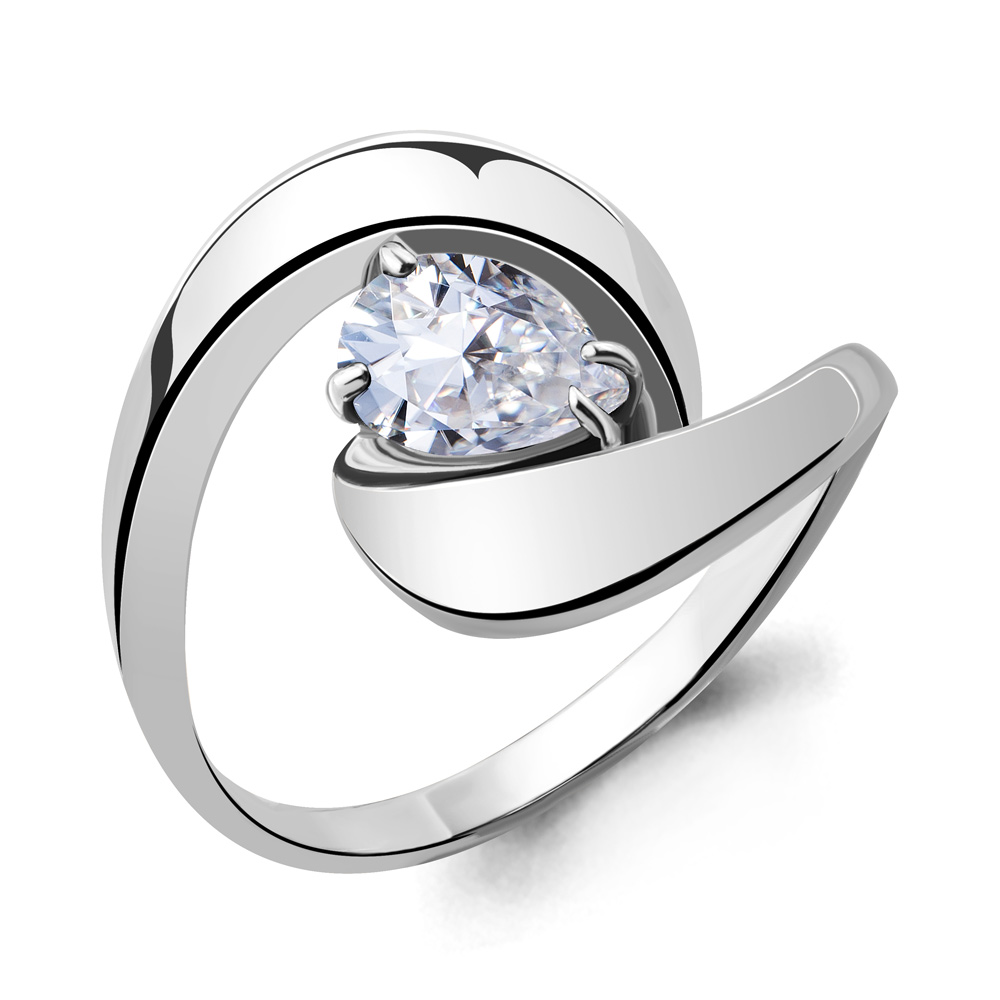 

Кольцо из серебра с фианитом Aquamarine Aquamarine 659001_925_р р. 18, 659001_925_р