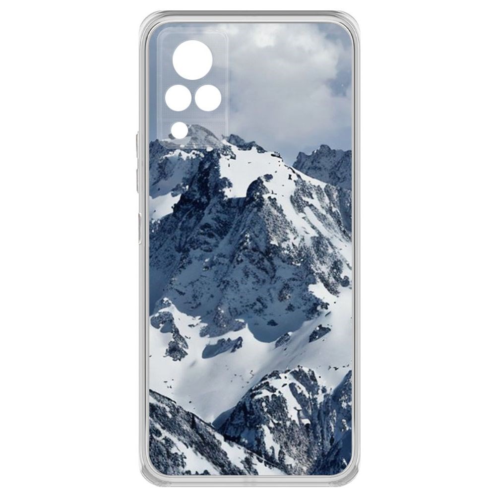 

Чехол-накладка Krutoff Clear Case Горы для Vivo V21, Прозрачный
