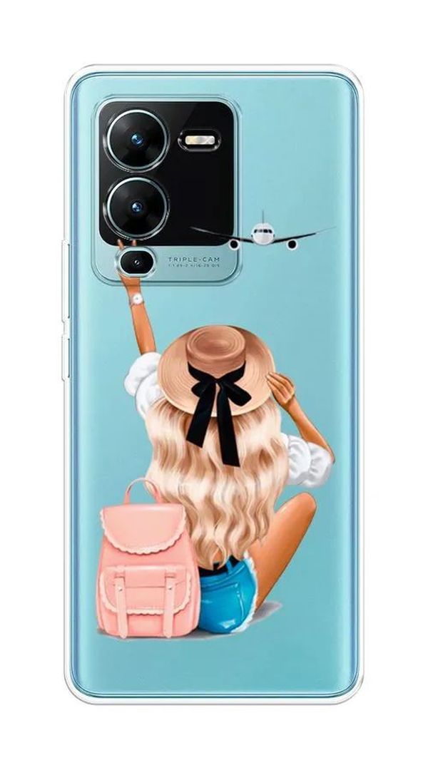

Чехол Awog на Vivo V25 Pro 5G "Автостопом самолетом", Разноцветный, 267450-7