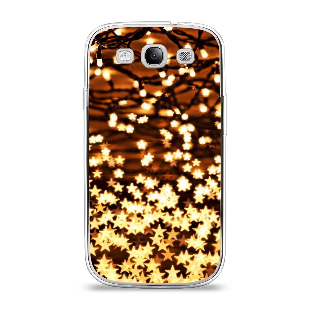 

Чехол на Samsung Galaxy S3 "Новогодняя гирлянда", Золотистый, 23750-5