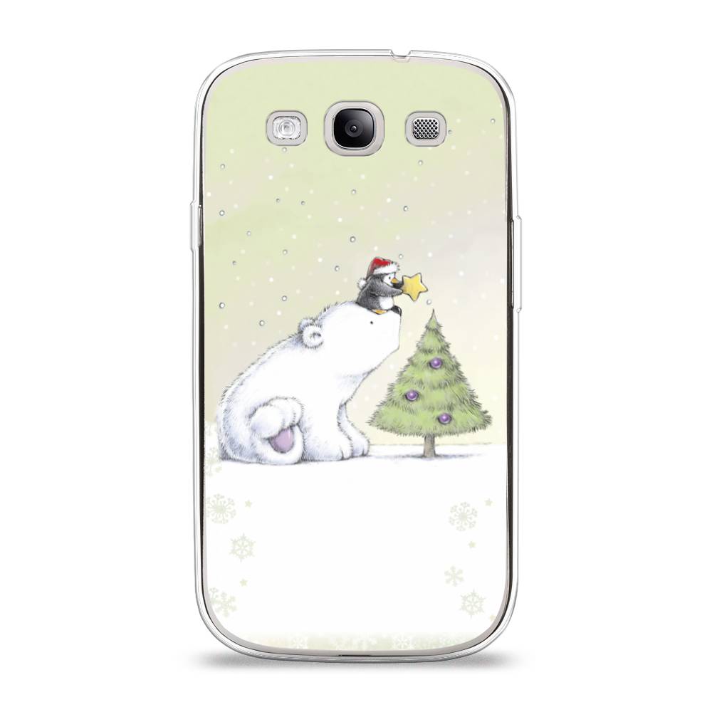 

Чехол на Samsung Galaxy S3 / Самсунг S3 "Украшение елки", Белый;бежевый, 23750-5