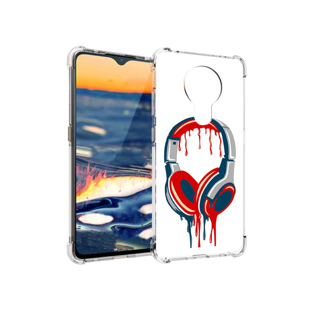 

Чехол MyPads Tocco для Nokia 5.3 не делай громко (PT227052.106.517), Прозрачный, Tocco