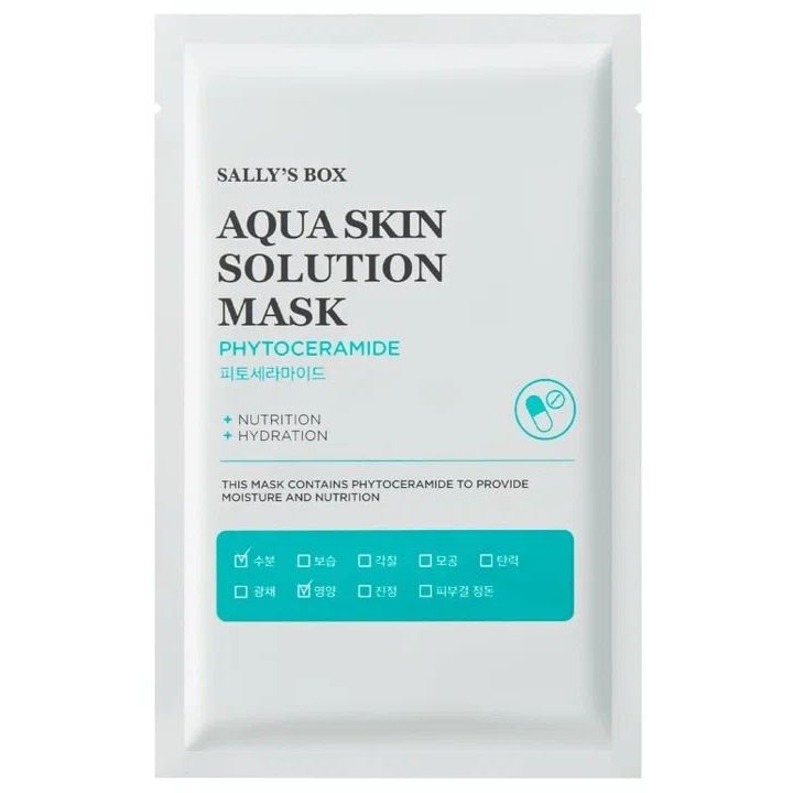 Маска для лица Sally's Box Aqua Skin Solution Mask Phytoceramide тканевая 22 мл