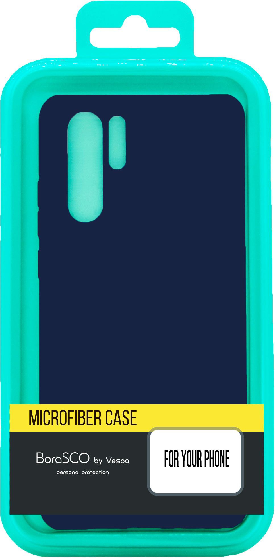 

Чехол-накладка BoraSCO Microfiber Case для Xiaomi Redmi Note 9 синий, Microfiber Case