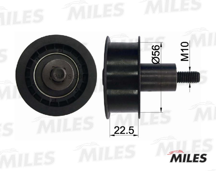 

Ролик Натяжителя Miles Ag02032 Vw Golf 4/Bora/Octavia 1.4/1.6 Miles арт. AG02032