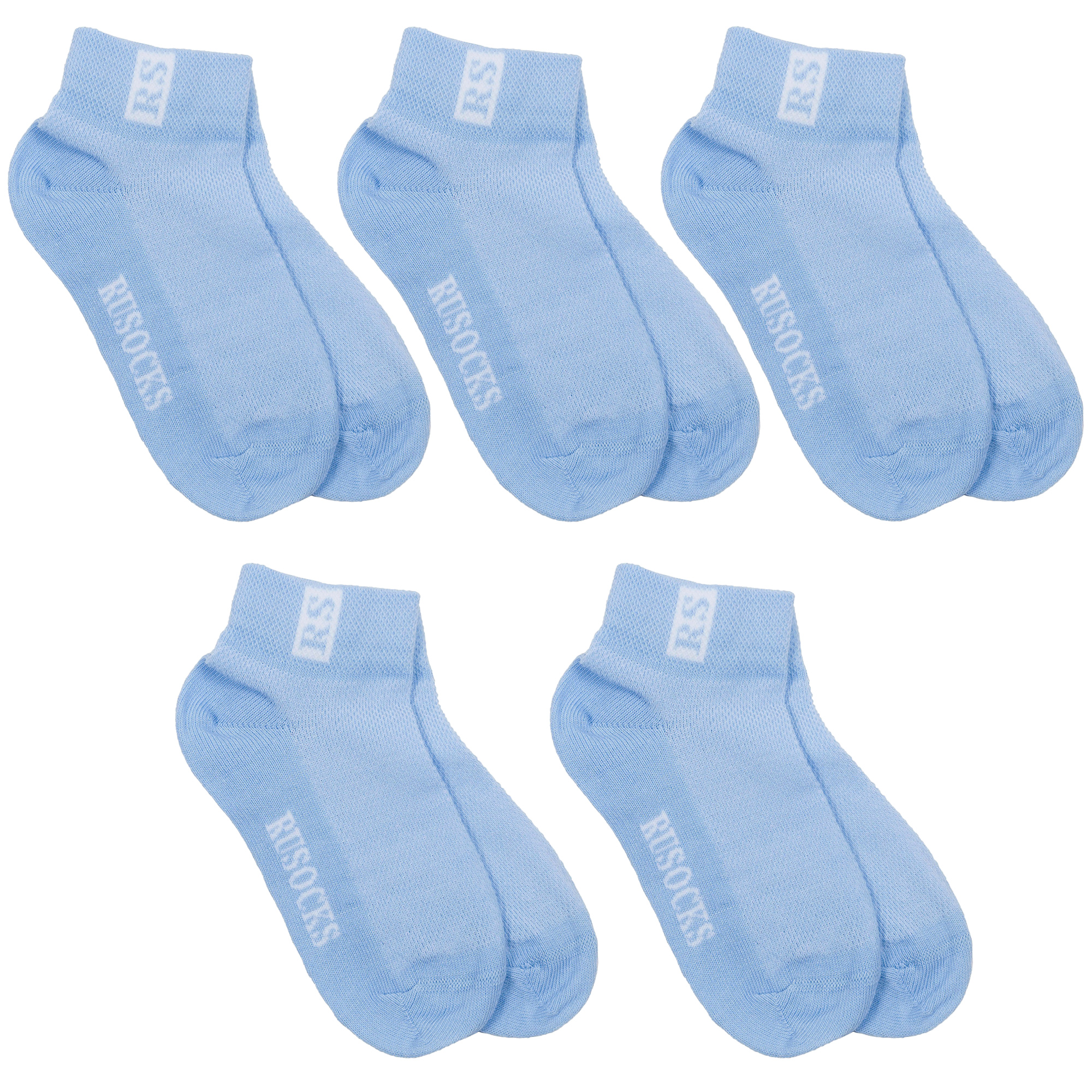 

Носки для девочек Rusocks 5-Д-36 цв. голубой; белый р. 20-22, 5-Д-36