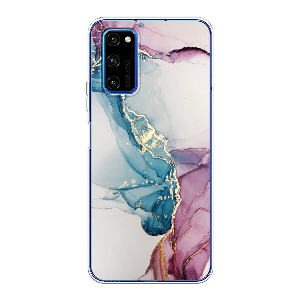 

Чехол на Huawei Honor V30 Pro "Розовые разводы рисунок", 611450-3