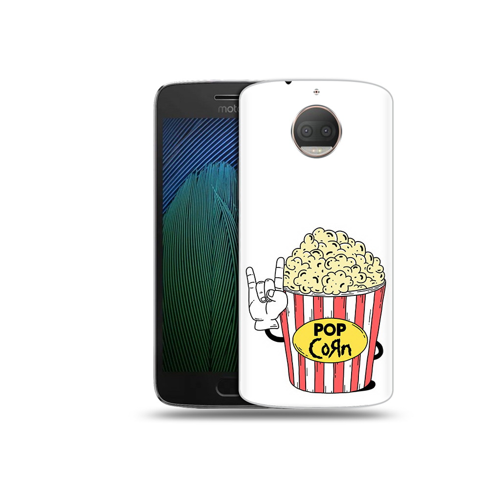 

Чехол MyPads Tocco для Motorola Moto G5S Plus крутой попкорн (PT75337.377.427), Прозрачный, Tocco