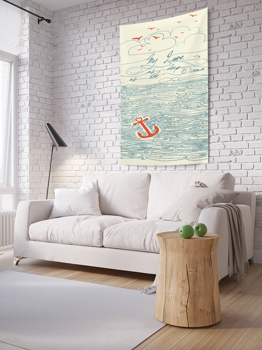 

Вертикальное фотопанно на стену JoyArty Океанские глубины 150x200 см, Океанские глубины