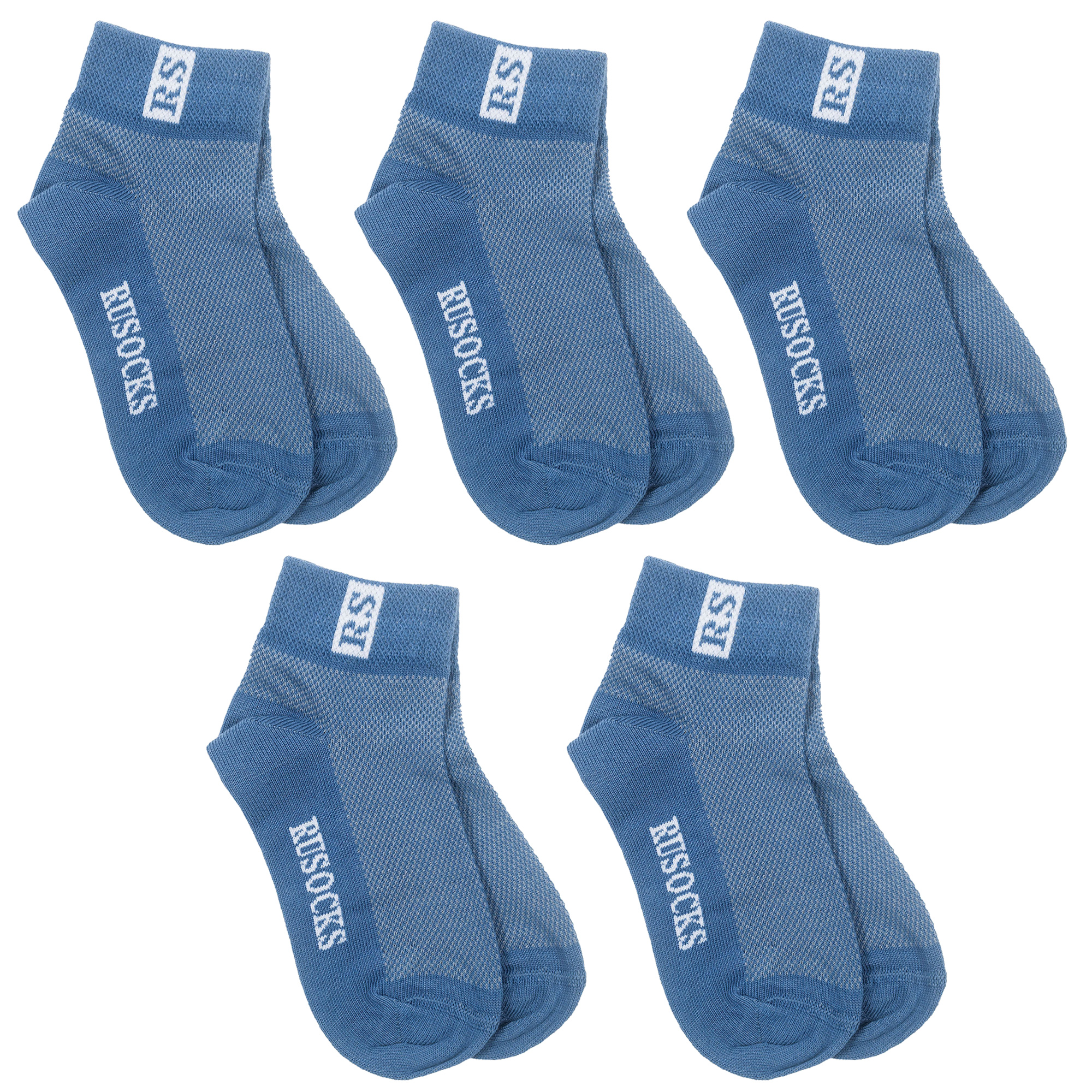 Носки для мальчиков Rusocks 5-Д-36_24 цв. синий; белый р. 38