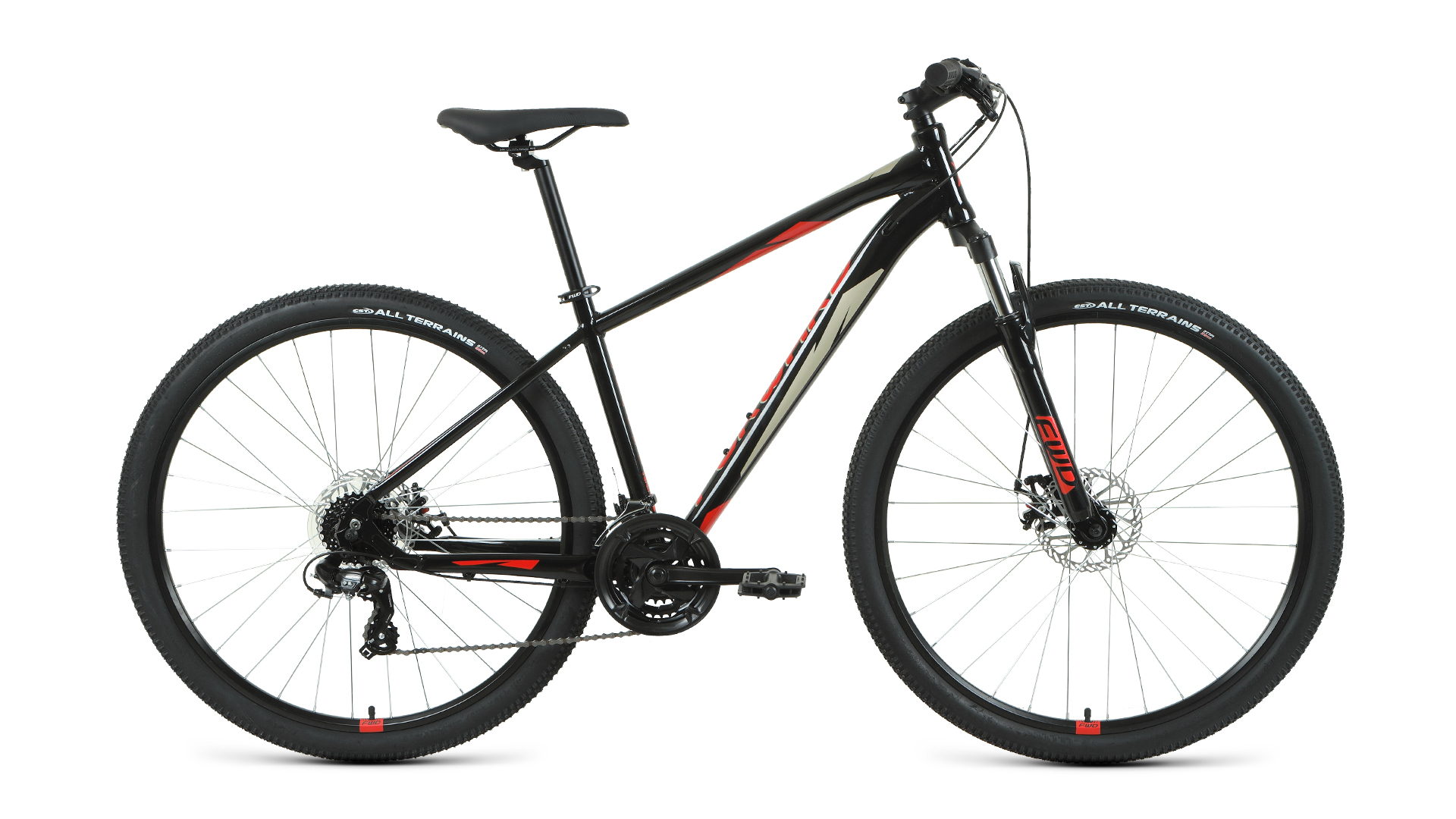 

Велосипед Forward Apache 29 2.2 S Disc 2021 17" черный/красный, Apache 29 2.2 S Disc