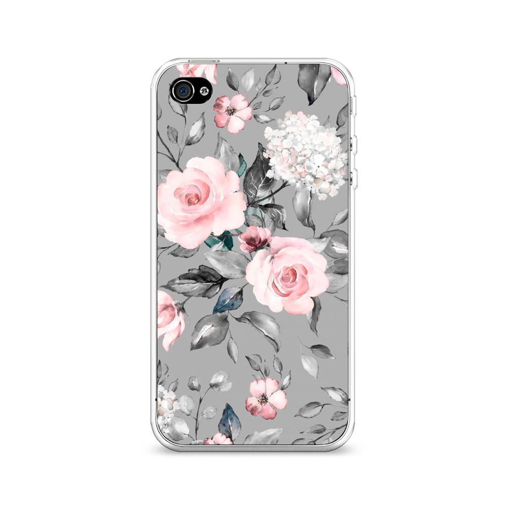 

Чехол Awog "Розы на сером" для Apple iPhone 4/4S, 10150-8