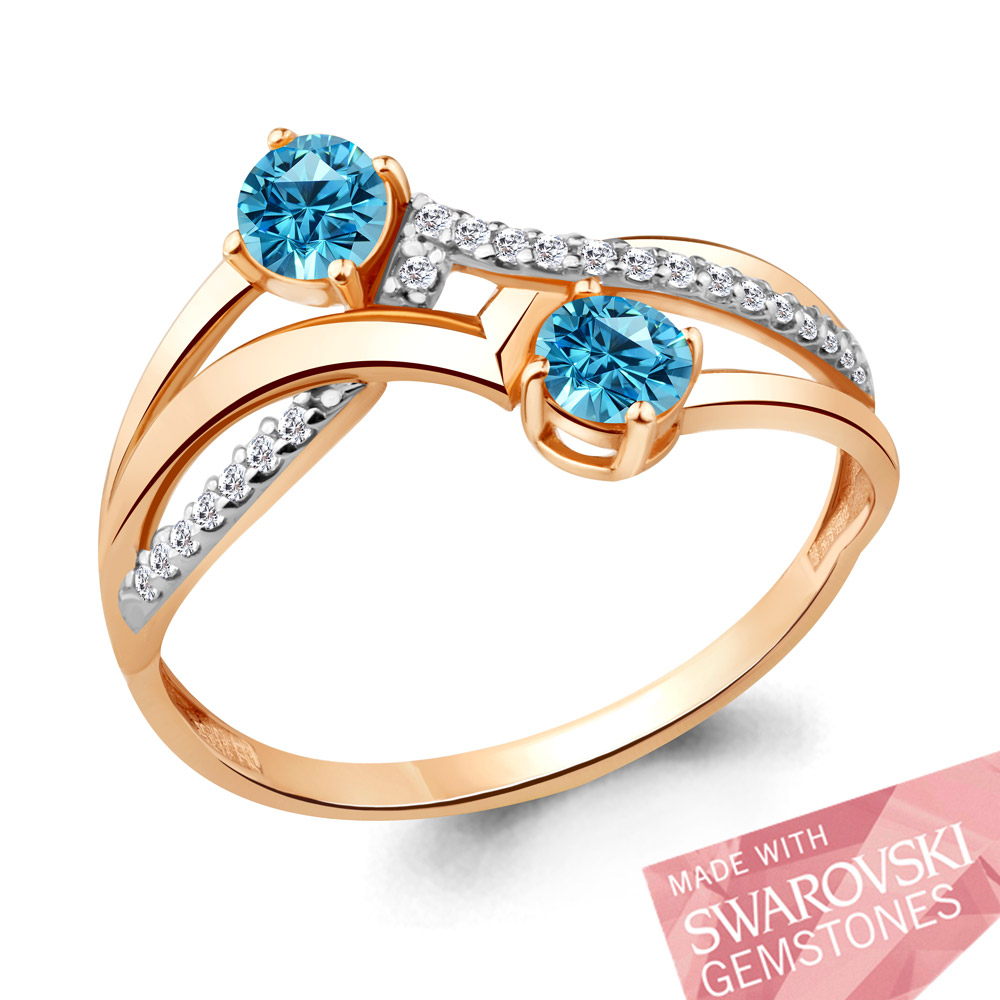 

Кольцо из серебра с топазом Aquamarine Aquamarine 65843501А_925_з р, 65843501А_925_з