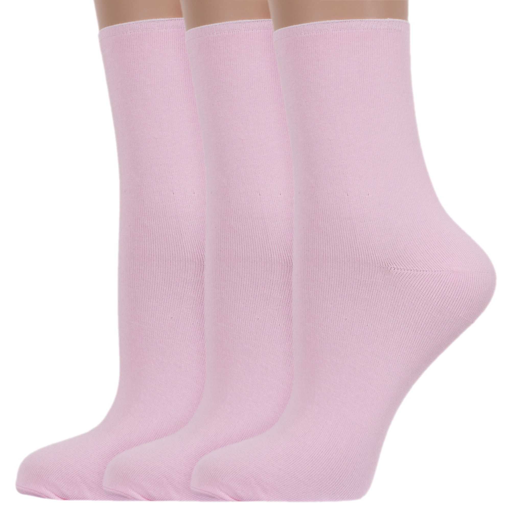 

Комплект носков женских Rusocks 3-Ж-1528 розовых 23-25, Розовый, 3-Ж-1528