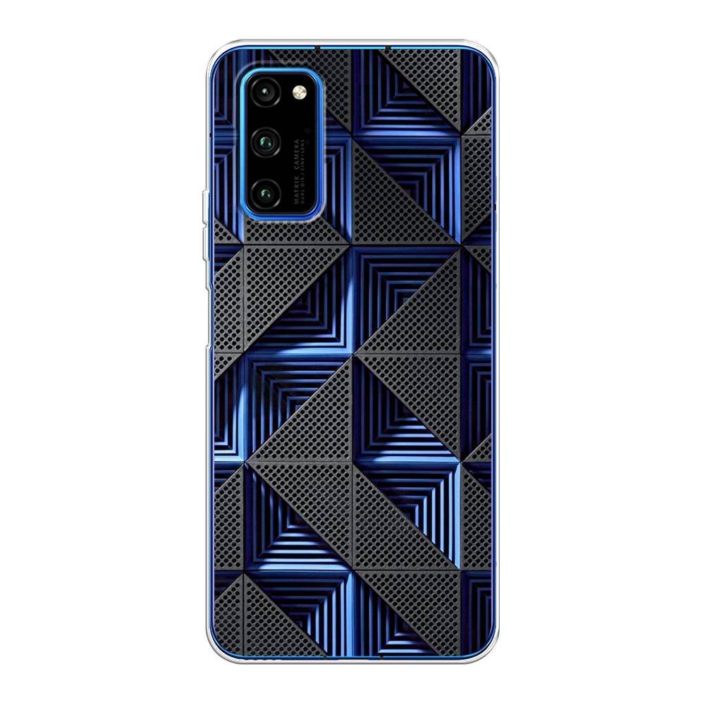 

Чехол на Huawei Honor V30 Pro "IBM", Серый;синий, 611450-3