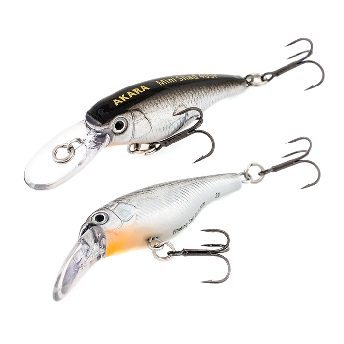

Воблер Akara Mini Shad 40SP 2,5 гр. (1/11 oz 1,6 in) A83, Черный;серебристый;оранжевый, Mini Shad