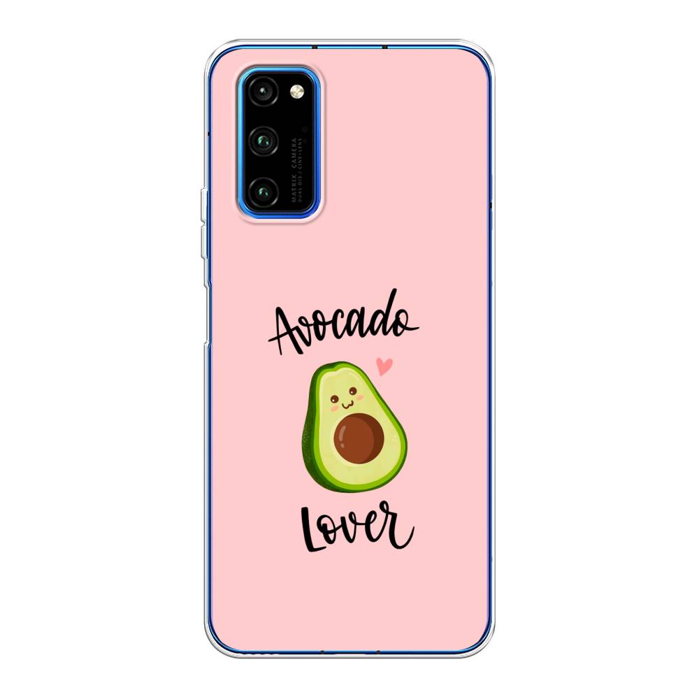 

Чехол на Huawei Honor V30 Pro "Avocado lover", Розовый;зеленый, 611450-6