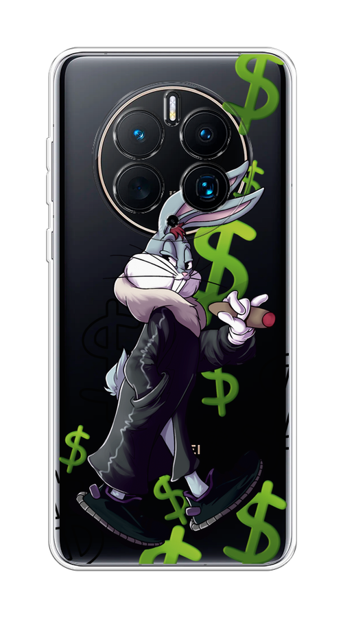 

Чехол на Huawei Mate 50 Pro "Rich Bugs Bunny", Зеленый;черный;голубой, 6109950-6