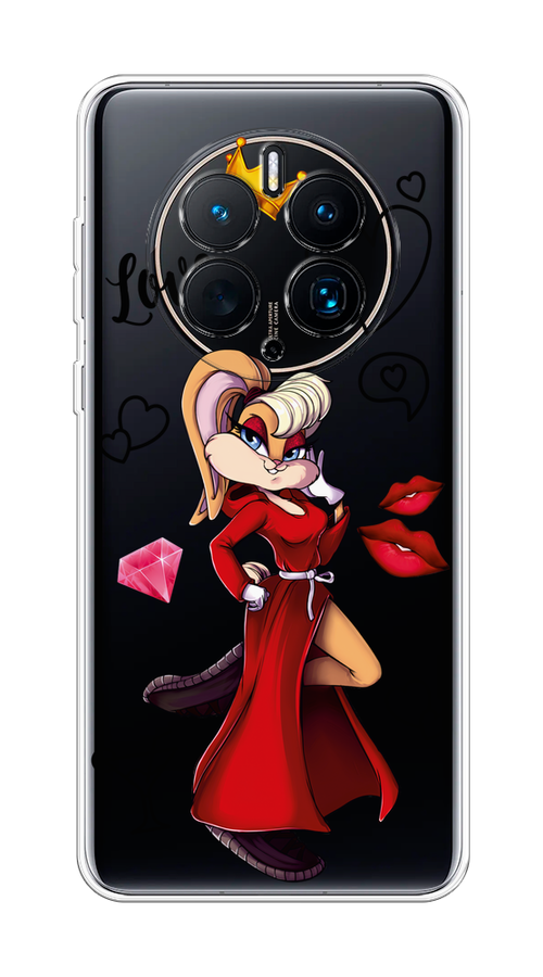 

Чехол на Huawei Mate 50 Pro "Rich Lola Bunny", Красный;бежевый;оранжевый, 6109950-6