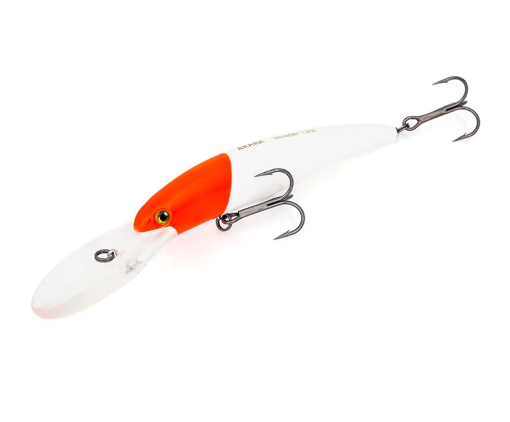 

Воблер Akara Invader 120F 20 гр. (5/7 oz 4,7 in) A1, Белый;красный, Invader